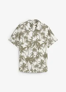 Chemise manches courtes Slim en viscose, bonprix