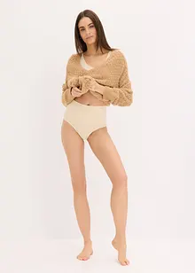 Lot de 2 slips sculptants sans coutures, maintien modéré, bonprix