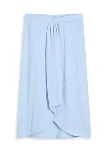 Jupe midi en crêpe léger, bonprix