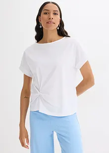 T-shirt avec détail noué, bonprix