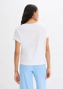 T-shirt avec détail noué, bonprix