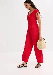 Jumpsuit aus strukturiertem Crêpe, bonprix