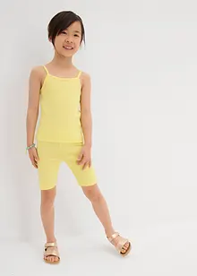 Lot de 3 tops à fines bretelles 100% coton, bonprix