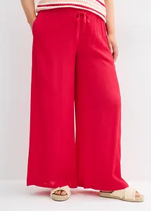 Pantalon large en viscose fine, bonprix