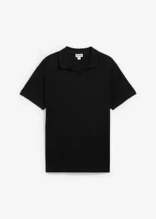 Polo en coton texturé, bonprix