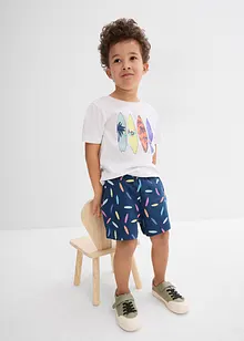 T-shirt et short 100% coton (ens. 2 pces), bonprix