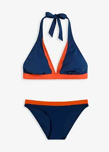 Bikini dos nu (ens. 2 pces) avec encolure en V, bonprix