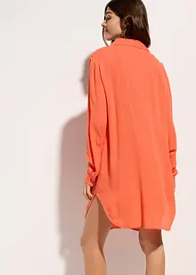 Lange Strandbluse aus fließender Viskose, bonprix