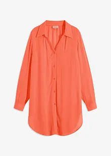 Lange Strandbluse aus fließender Viskose, bonprix