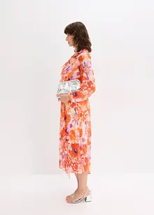 Robe en crêpe à volants, bonprix