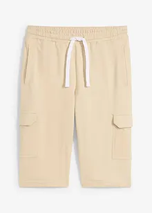 Bermuda cargo en molleton 100% coton, bonprix