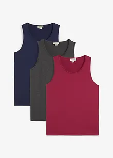 Tanktop (3er Pack), bonprix