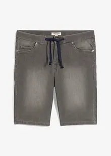 Bermuda confortable en jean et molleton, Regular, bonprix