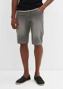 Bermuda confortable en jean et molleton, Regular, bonprix