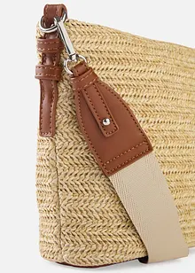 Sac à bandoulière aspect paille, bonprix