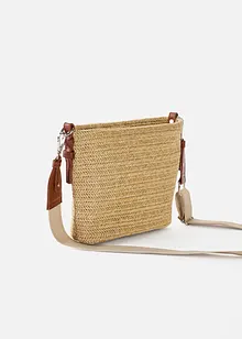 Sac à bandoulière aspect paille, bonprix
