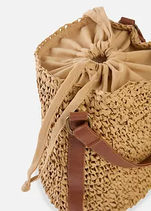 Sac seau en paille, bonprix