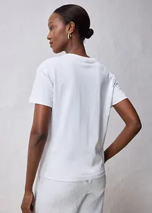 T-shirt en coton et soie, bonprix