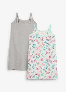 Lot de 2 nuisettes fille, bonprix