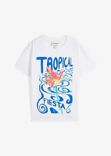 T-shirt en coton et soie, bonprix