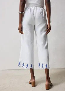Jupe-culotte en lin avec ceinture (ens. 2 pces), bonprix