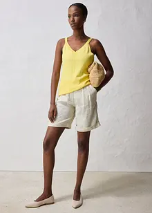 Top en maille de coton et soie, bonprix