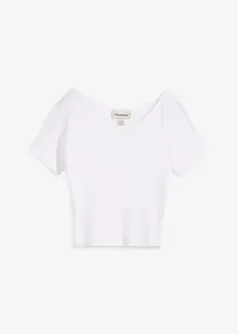 Figurbetontes T-Shirt aus reiner Bio-Baumwolle, bonprix