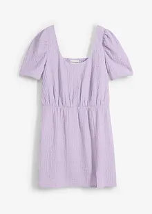 Shirtkleid aus strukturiertem Crêpe, bonprix