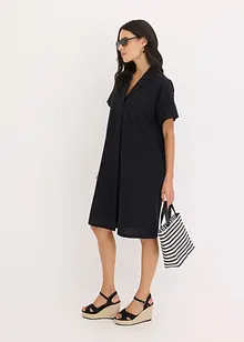 Lockeres Kleid aus Baumwolle mit eingelegter Falte, bonprix
