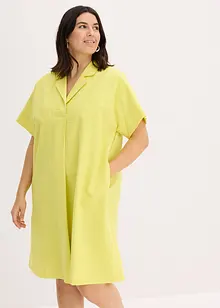 Robe ample en coton avec pli plat devant, bonprix