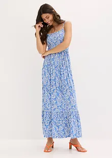 Robe smockée à fines bretelles, bonprix