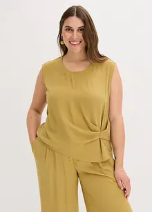 Blouse sans manches nouée sur le côté, bonprix