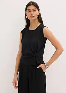 Blouse sans manches nouée sur le côté, bonprix