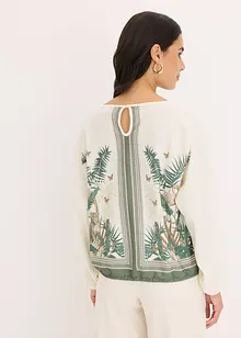 T-shirt tunique imprimé, bonprix