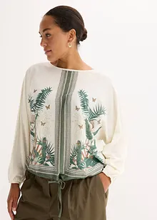 T-shirt tunique imprimé, bonprix