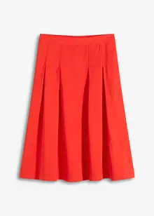 Faltenrock aus softem Viskosemix, bonprix