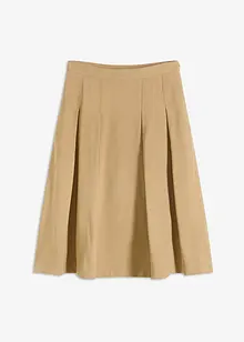 Jupe plissée en viscose mélangée, bonprix