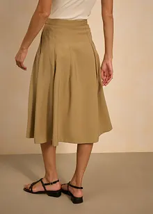 Jupe plissée en viscose mélangée, bonprix