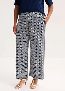 Pantalon en jersey au motif minimaliste, bonprix