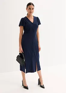 Robe fendue en jersey, bonprix