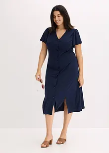 Robe fendue en jersey, bonprix