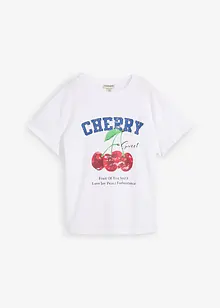 T-shirt 100% coton, imprimé, bonprix