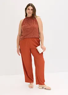 Pantalon en jersey crêpe, bonprix