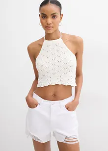 Top dos nu en maille, bonprix
