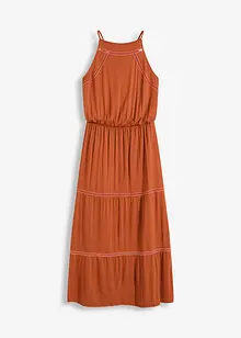 Maxikleid mit Crochet-Einsätzen, bonprix