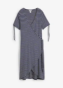 Robe portefeuille en mélange viscose-élasthanne fluide, bonprix