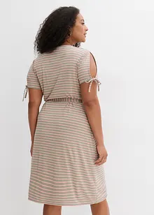 Robe portefeuille en mélange viscose-élasthanne fluide, bonprix