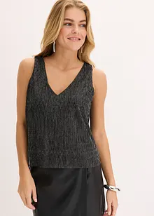 Cropped Top mit tiefem Ausschnitt, bonprix