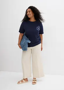 T-shirt boxy 100% coton, bonprix