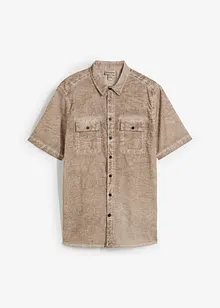 Chemise manches courtes aspect délavé, bonprix